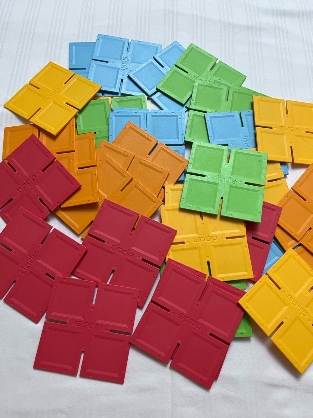 Fat Brain Toys Dado Squares - Complete 35 Pc Set